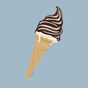 Chocolate Dipped Ice Cream Design